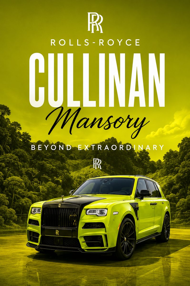 Rolls-Royce Cullinan Mansory Canvas Poster – Beyond Extraordinary Luxury SUV Wall Art - Image 3