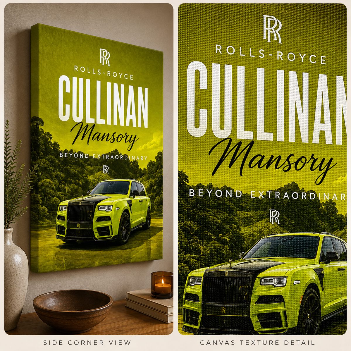 Rolls-Royce Cullinan Mansory Canvas Poster – Beyond Extraordinary Luxury SUV Wall Art - Image 4