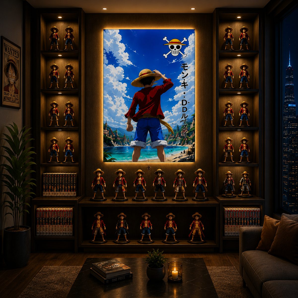 King of the Pirates Horizon Canvas Art – Vibrant Anime Beach Décor - Image 4
