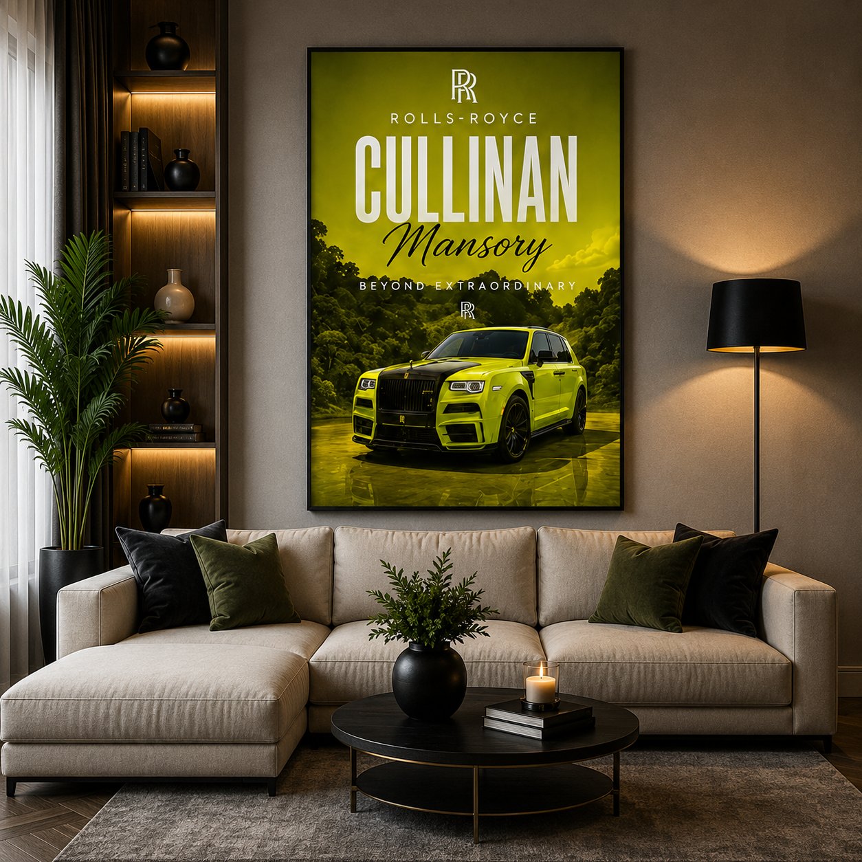 Rolls-Royce Cullinan Mansory Canvas Poster – Beyond Extraordinary Luxury SUV Wall Art