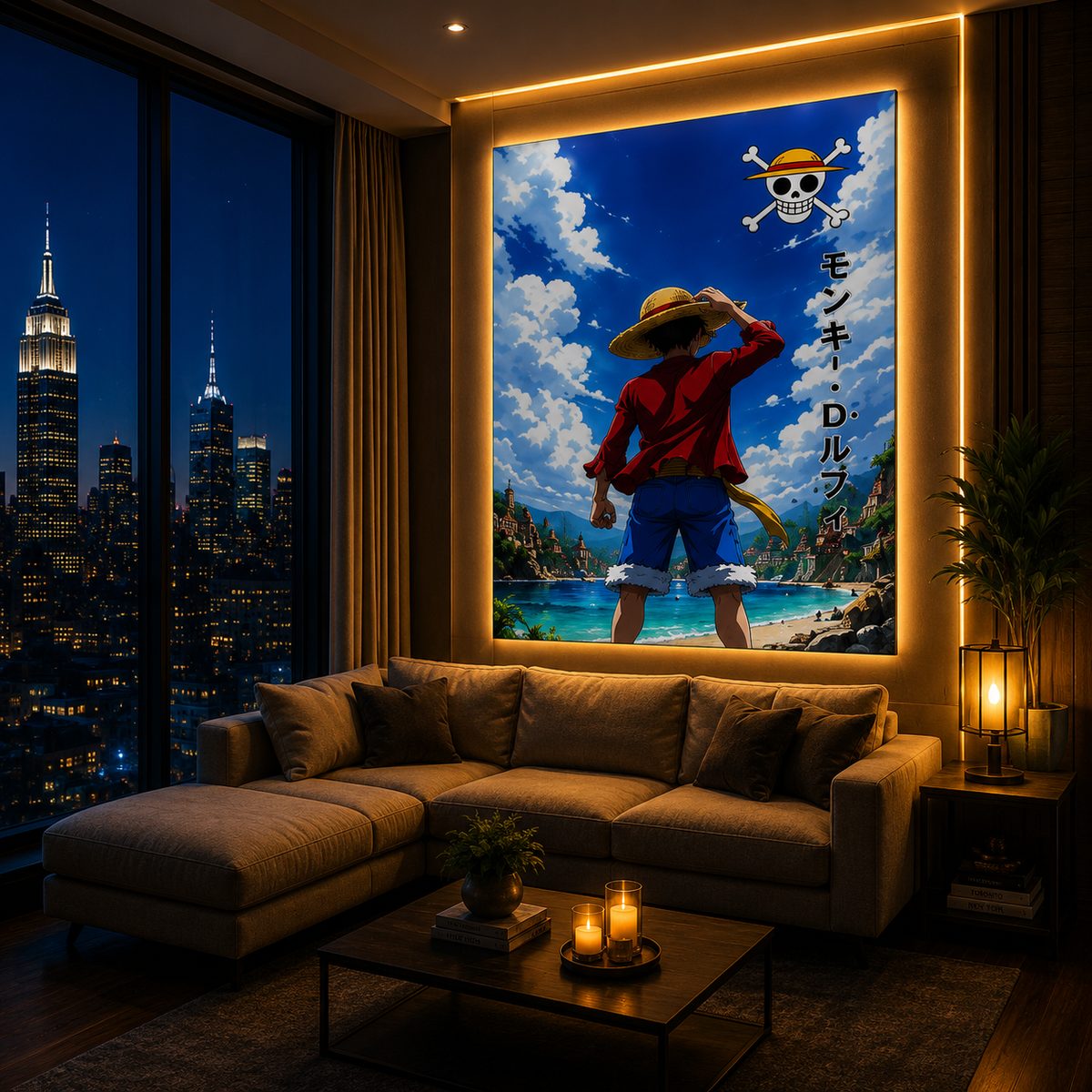 King of the Pirates Horizon Canvas Art – Vibrant Anime Beach Décor - Image 5