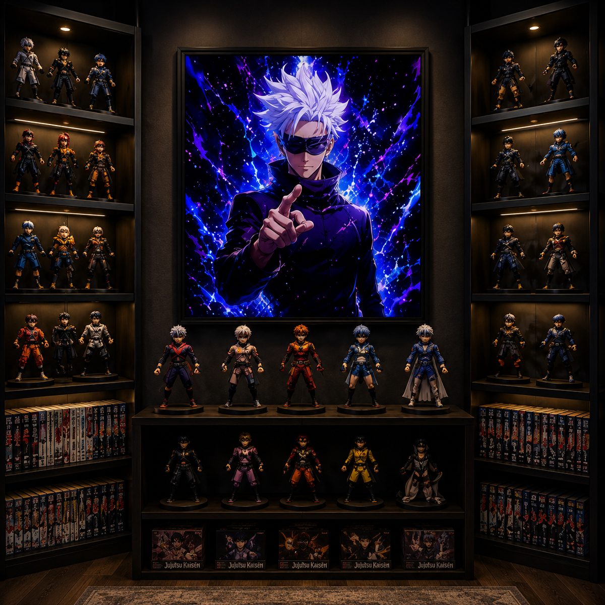 Jujutsu Kaisen Gojo Anime Wall Art – Satoru Gojo Purple Void Canvas Print - Image 5