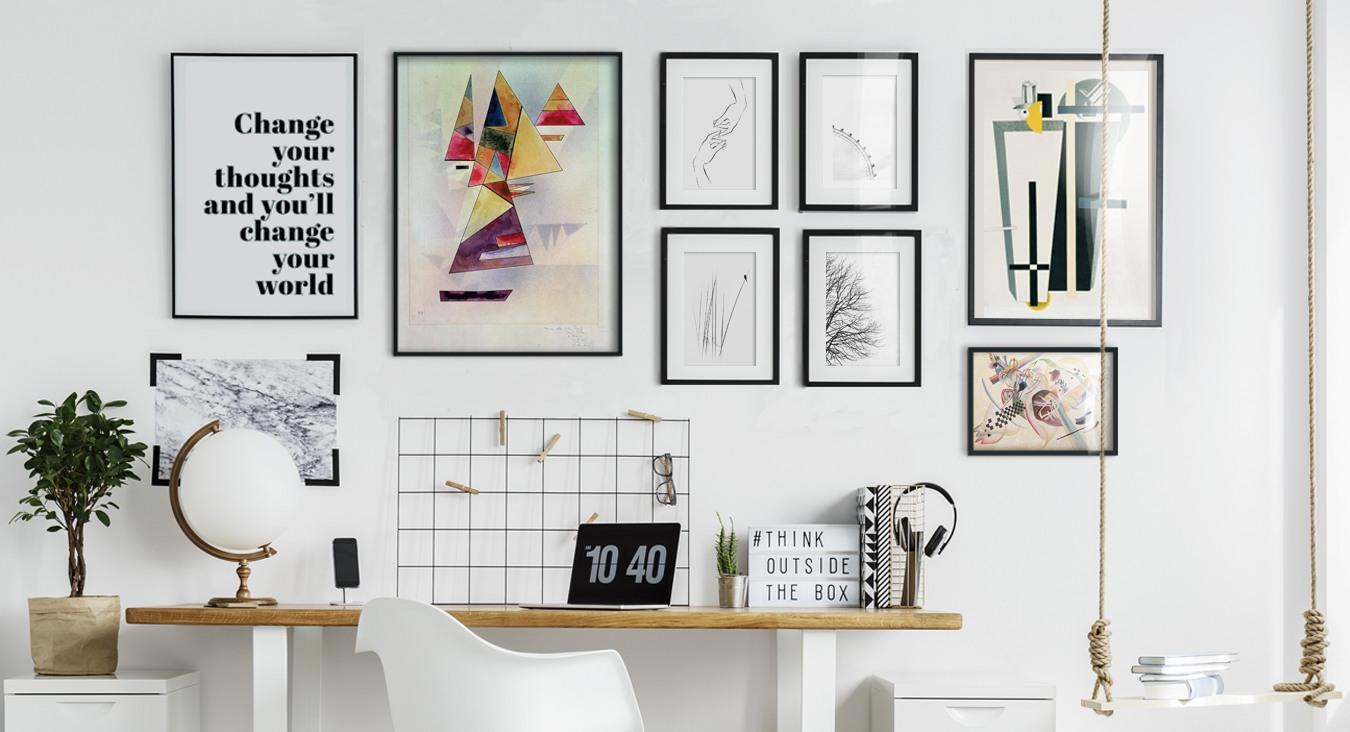 Home Office Wall Art Ideas 2026: Boost Productivity, Focus & Creativity with Modern Workspace Decor