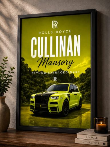 Rolls-Royce Cullinan Mansory Canvas Poster – Beyond Extraordinary Luxury SUV Wall Art